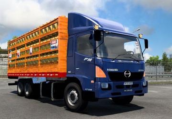 Hino 500версия 1.2 для Euro Truck Simulator 2 (v1.43.x)