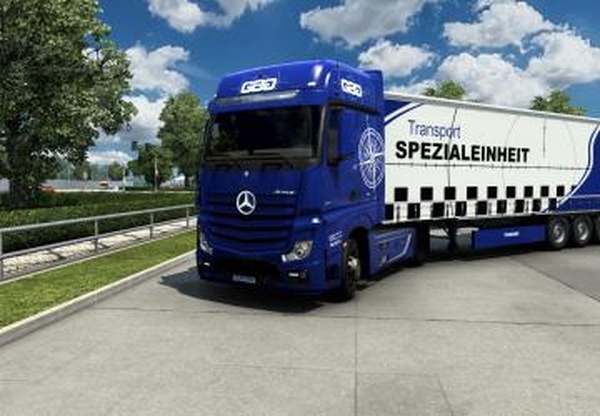 Комбо скин GSG Speditionверсия 1.0 для Euro Truck Simulator 2 (v1.43.x)