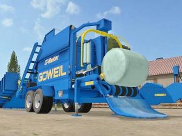 Прицеп-тюковщик Goweil LT Masterверсия 1.1.0.0 для Farming Simulator 2017 (v1.4.4)