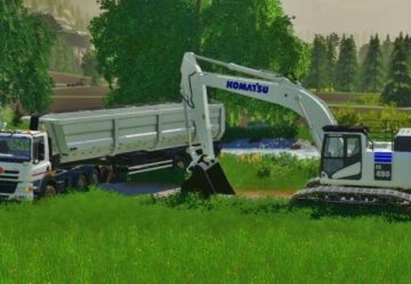 Komatsu Pc 490версия 2.0 для Farming Simulator 2019 (v1.7.x)