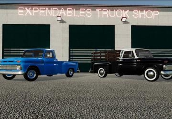 1966 Chevrolet C10 Fleetsideверсия 1.0 для Farming Simulator 2019 (v1.7.x)