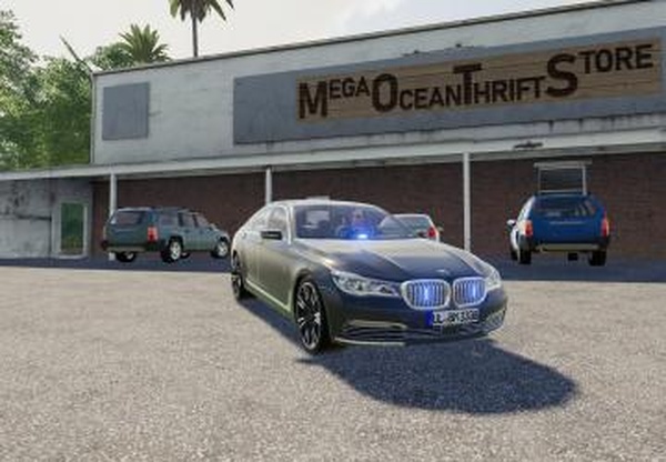 Bmw 7 Series Cobra 11версия 1.0 для Farming Simulator 2019 (v1.7.x)