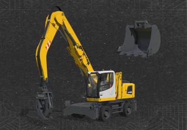 Liebherr LH26версия 1.1.0.0 для Farming Simulator 2025 (v1.11)