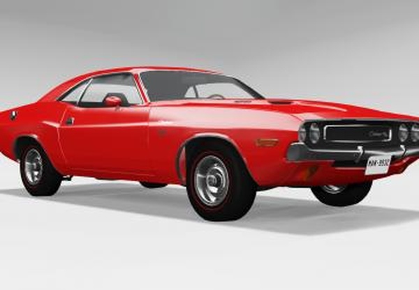 Dodge Challenger 1971версия 1 для BeamNG.drive (v21.3 и более)