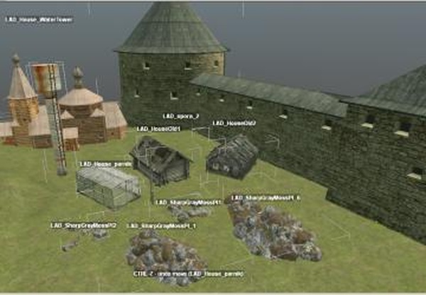 Материал с карты «Старая Ладога»версия 1 для Spintires: MudRunner (v10.06.19)