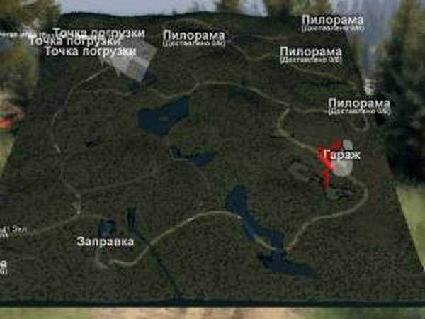 Карта «Лесная: Спасите ЭО»версия 1.0 для SpinTires (v03.03.16)