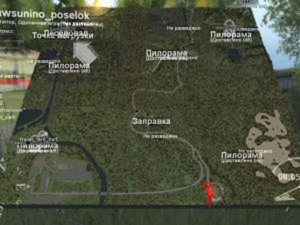 Карта «Посёлок АвсЮнино»версия 1.0 для SpinTires (v03.03.16)