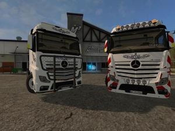 Mercedes-Benz Actros Packверсия 1.0.0.0 для Farming Simulator 2017 (v1.4.4)
