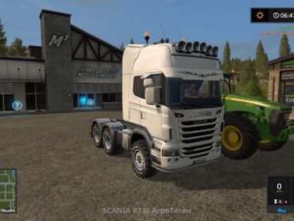 Scania R730 AgroTruck 6x6версия 1.0.3 для Farming Simulator 2017 (v1.4.4)