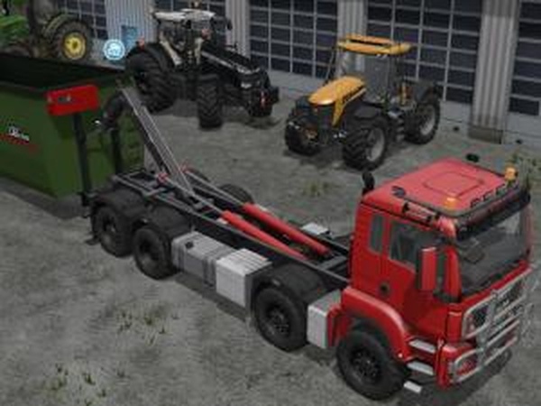 MAN TGS 6x6/8x8 with HVACверсия 6.2.4 для Farming Simulator 2017 (v1.4.4)