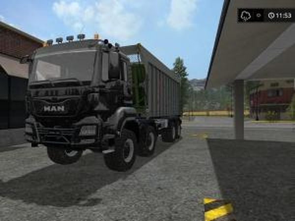 MAN TGS with Fliegl Extensionверсия 5.0.9 для Farming Simulator 2017 (v1.4.4)