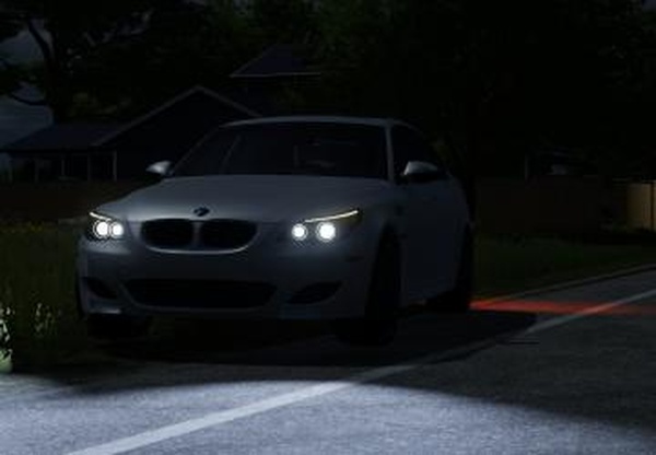BMW E60версия 1.3 для Farming Simulator 2022