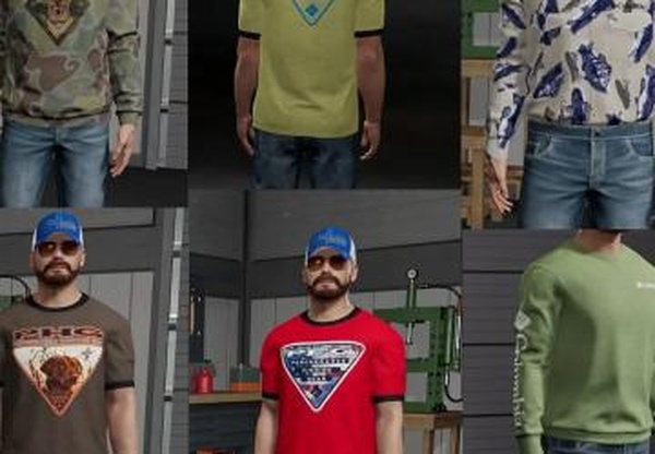 Columbia Clothing Packверсия 1.0.0.0 для Farming Simulator 2022
