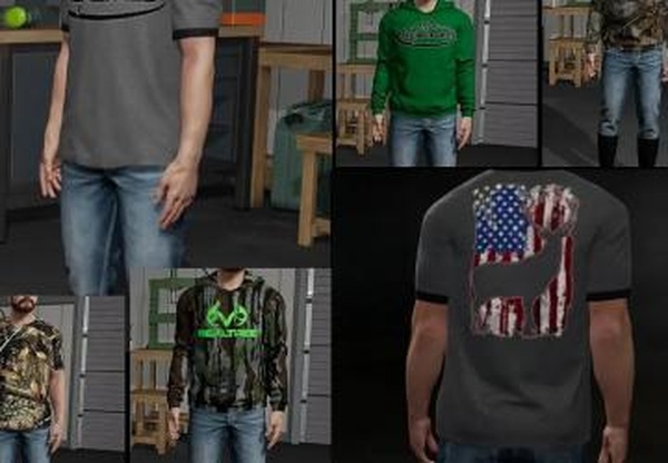 Camouflage clothing packверсия 1.0.0.0 для Farming Simulator 2022