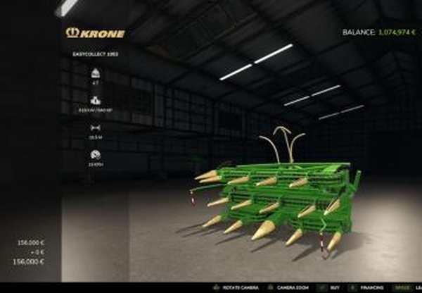 Krone EasyCollect 1053версия 1.0.0.0 для Farming Simulator 2025