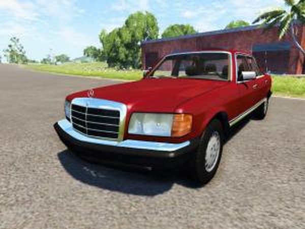 Mercedes-Benz W126версия 1.1 для BeamNG.drive (v0.21)