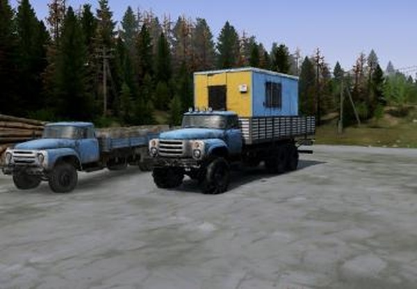 Зил 133 и Зил 133 дизель П.Пверсия версия 0.1 для Spintires: MudRunner (v10.06.19)