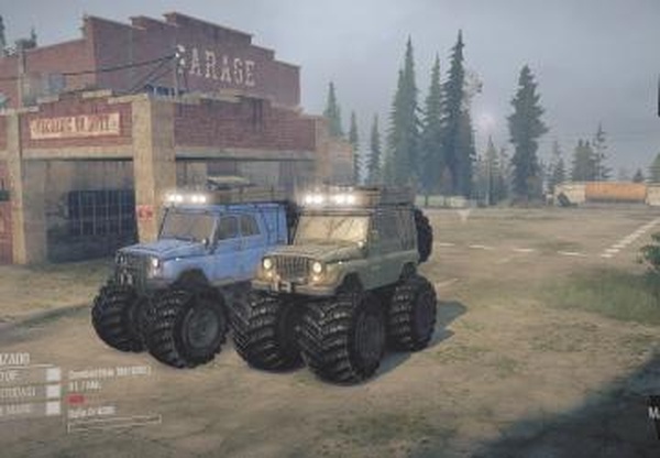 UAZ 469 Monsterверсия v2 для Spintires: MudRunner (v10.06.19)