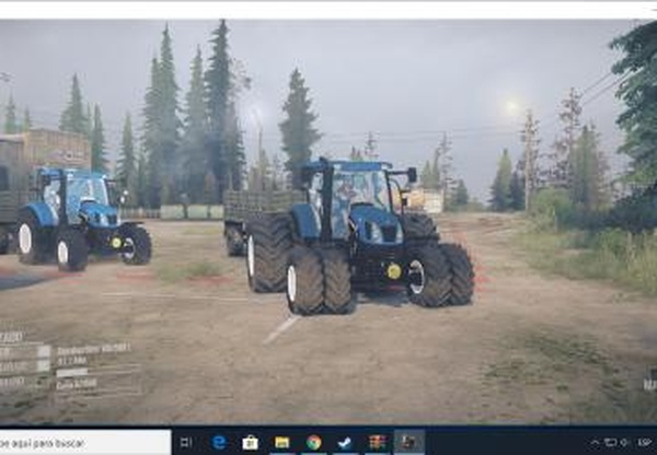 New Holland T6160версия v1 для Spintires: MudRunner (v10.06.19)