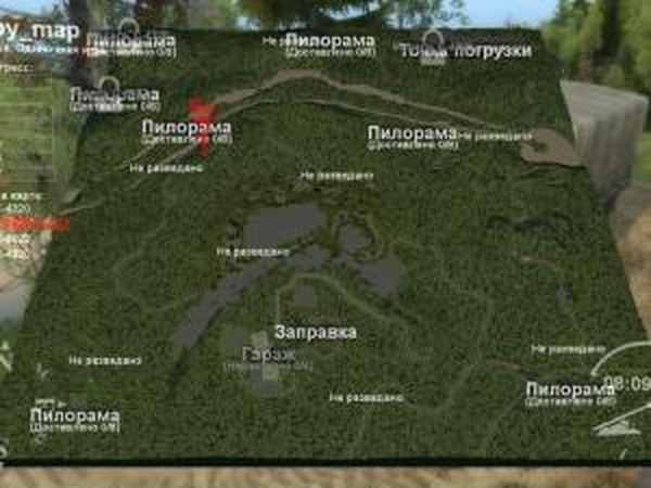 Карта «Ужасная Деревушка»версия 1.0 для SpinTires (v03.03.16)