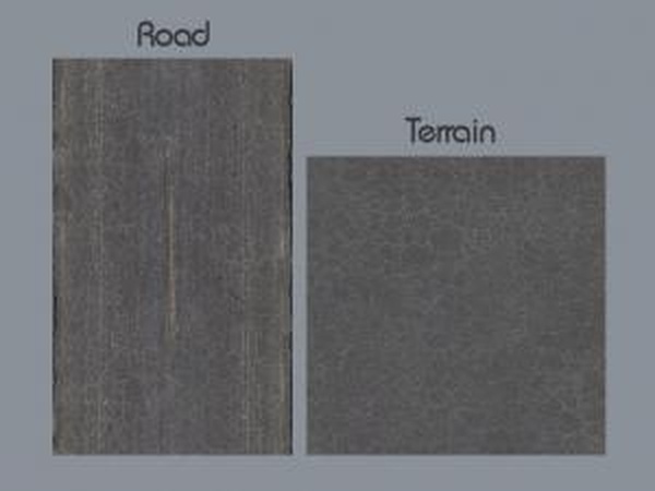 Материалы: Старый поврежденный асфальтверсия 1 для SpinTires (v03.03.16)