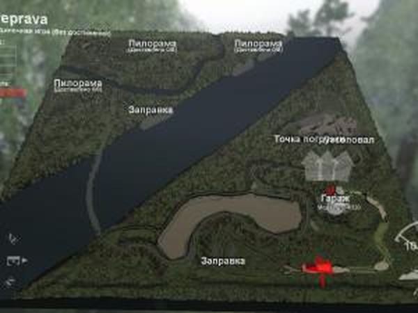 Карта «Переправа»версия 1.0 для SpinTires (v03.03.16)