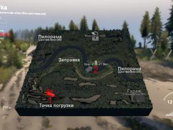 Карта «Дурка»версия 1.0 для SpinTires (v03.03.16)