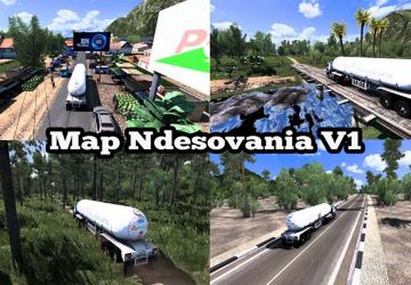 Карта «Ndesovania»версия 2.1 для Euro Truck Simulator 2 (v1.40.x, - 1.43.x)
