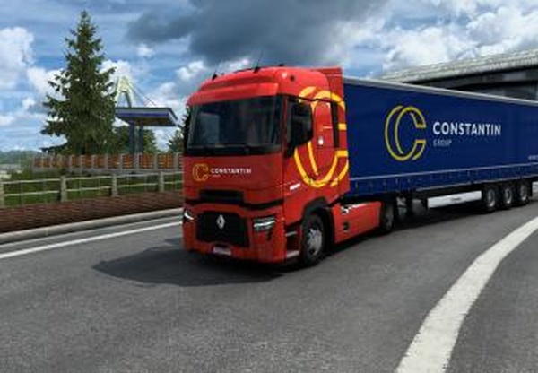 Комбо скин Constantin Transport AGверсия 1.0 для Euro Truck Simulator 2 (v1.43.x)