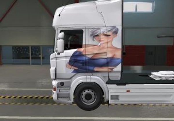 Скин ангел для Scania R&S от RJLверсия 1.0 для Euro Truck Simulator 2 (v1.43.x)