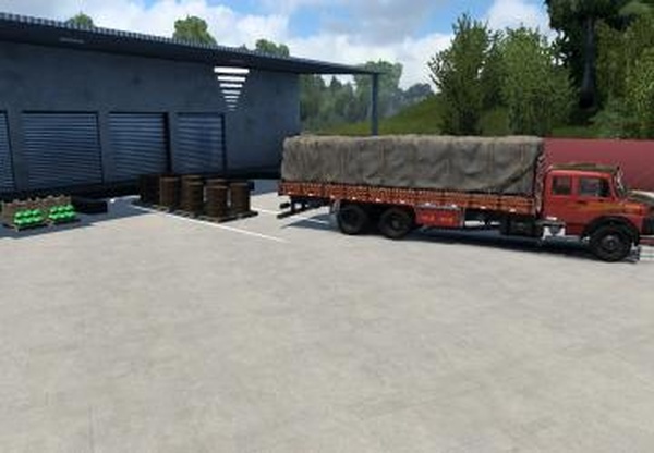 Невидимки для тандем грузовиковверсия 1.0 для Euro Truck Simulator 2 (v1.43.x)