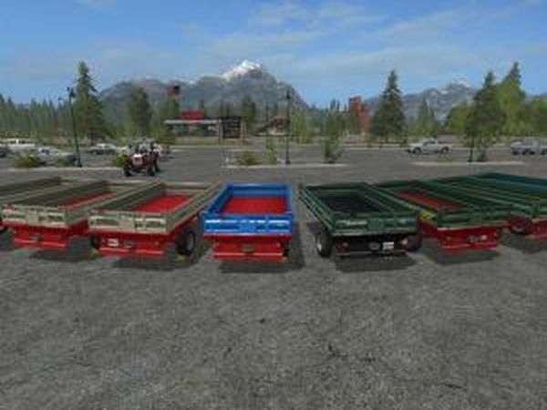Пак прицепов Universal 1achs Kipperверсия 2.0 для Farming Simulator 2017 (v1.4.4)