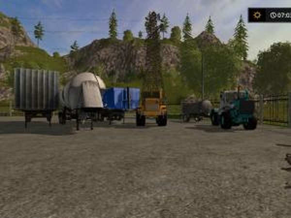 Пак дополнительной техники для карты Дары Кавказадля Farming Simulator 2017 (v1.4.4)