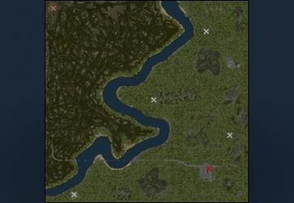 Карта «Вырубка погоревшего леса»версия 1.0 для Spintires: MudRunner (v10.06.19)