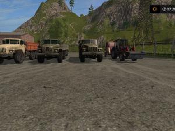 Пак техники для карты Дары Кавказадля Farming Simulator 2017 (v1.4.4)