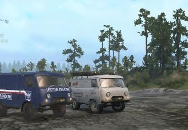 Текстуры для УАЗ-452 (3741)версия 1.0 для Spintires: MudRunner (v10.06.19)