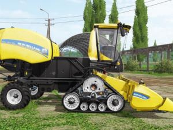 Тюкопресс New Holland Roll-Belt 150 + BB1290v1.0 для Farming Simulator 2017 (v1.4.4)