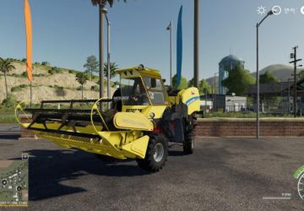 Rostselmash New Holland Cotton Round Balerv1.0 для Farming Simulator 2019 (v1.7.x)