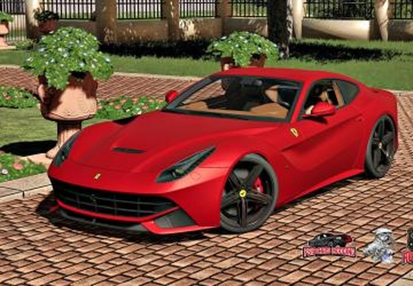 Ferrari F12 Berlinetta 2014версия 1.0.0.0 для Farming Simulator 2019 (v1.7.x)