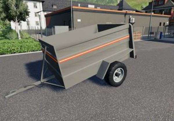 One Axle Trailerверсия 1.0 для Farming Simulator 2019 (v1.7.x)