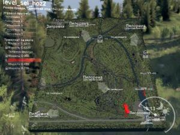 Карта «Сельхоз 2»версия 1.1 для SpinTires (v03.03.16)