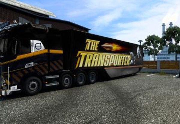Скин «Перевозчик» для прицепа Aerodynamicv1.0 для Euro Truck Simulator 2 (v1.42.x, 1.43.x)