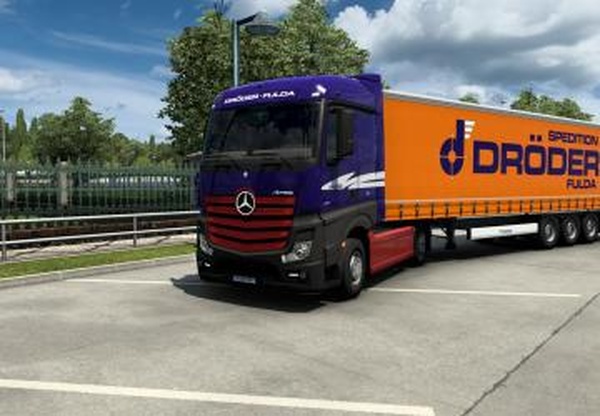 Комбо скин Dröder Speditionверсия 1.0 для Euro Truck Simulator 2 (v1.43.x)