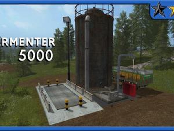 Силосная башня Fermenter 5000версия 1.5.1 для Farming Simulator 2017 (v1.4.4)