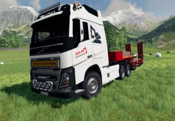 Volvo Fh16 Gti Tpверсия 1.0 для Farming Simulator 2019 (v1.7.x)