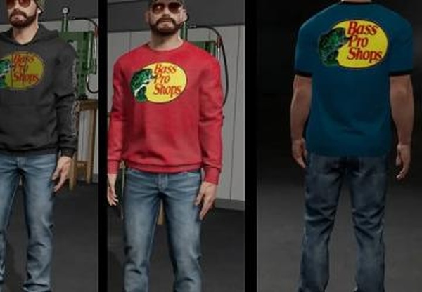 Bass Pro Clothing Packверсия 1.0.0.0 для Farming Simulator 2022