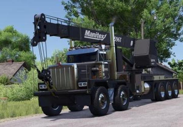 Kenworth C500 Manitex 4596версия 1.0.0.0 для Farming Simulator 2025