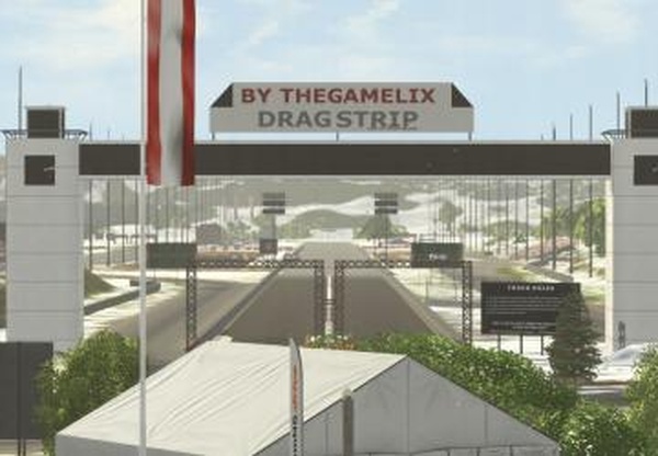 Карта «Austrian Dragstrip Winter»версия 1.90.1 для BeamNG.drive (v0.21)