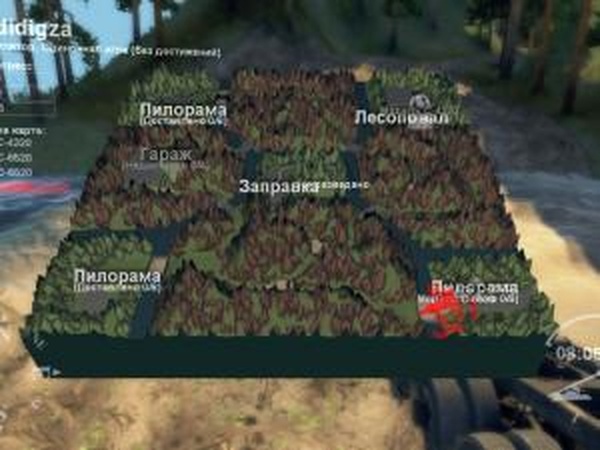 Карта «Didigza»версия 1.0 для SpinTires (v03.03.16)