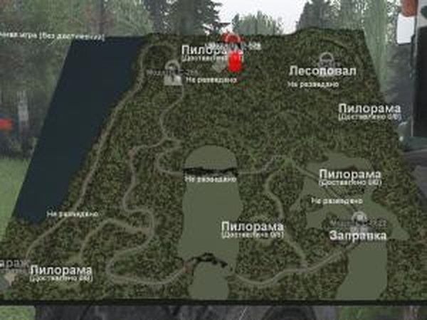 Карта «Лайтовая 2»версия 1.0 для SpinTires (v03.03.16)